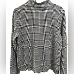 Banana Republic Plaid Mock Turtleneck